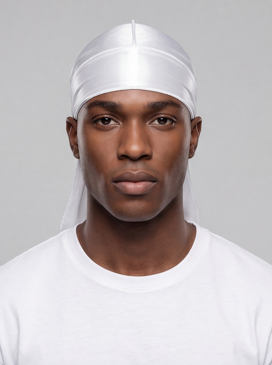 White Satin Durag