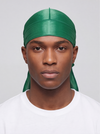 Zielony satynowy durag