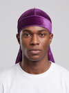 Durag in velluto viola