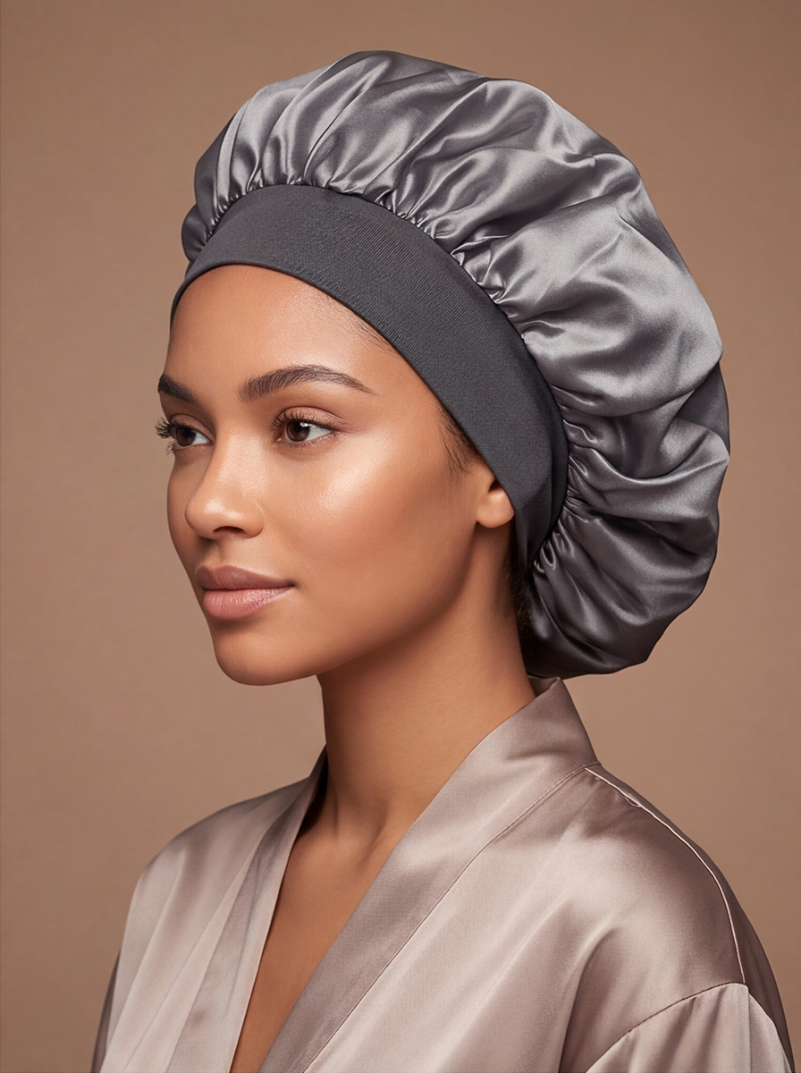 Grey Silky Bonnet