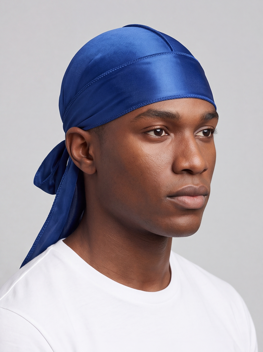 Blue Silky Durag