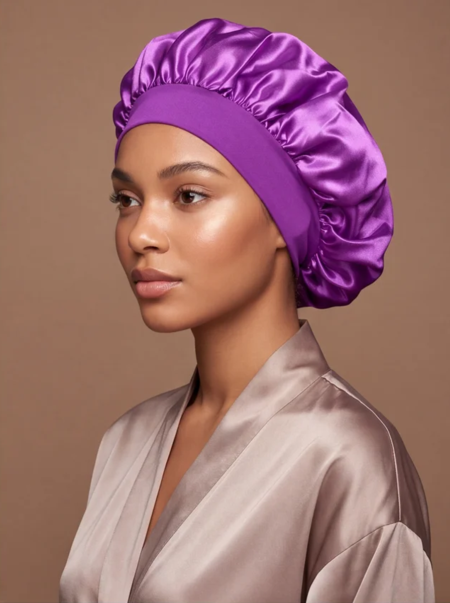 Purple Silky Bonnet