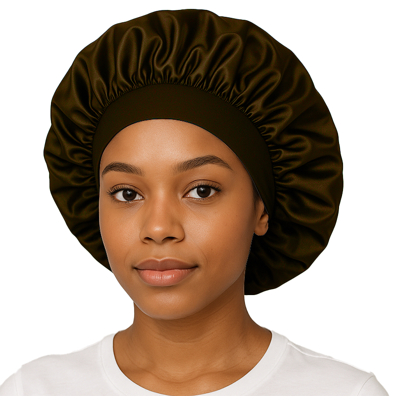Brown Silky Bonnet