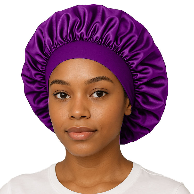 Purple Silky Bonnet