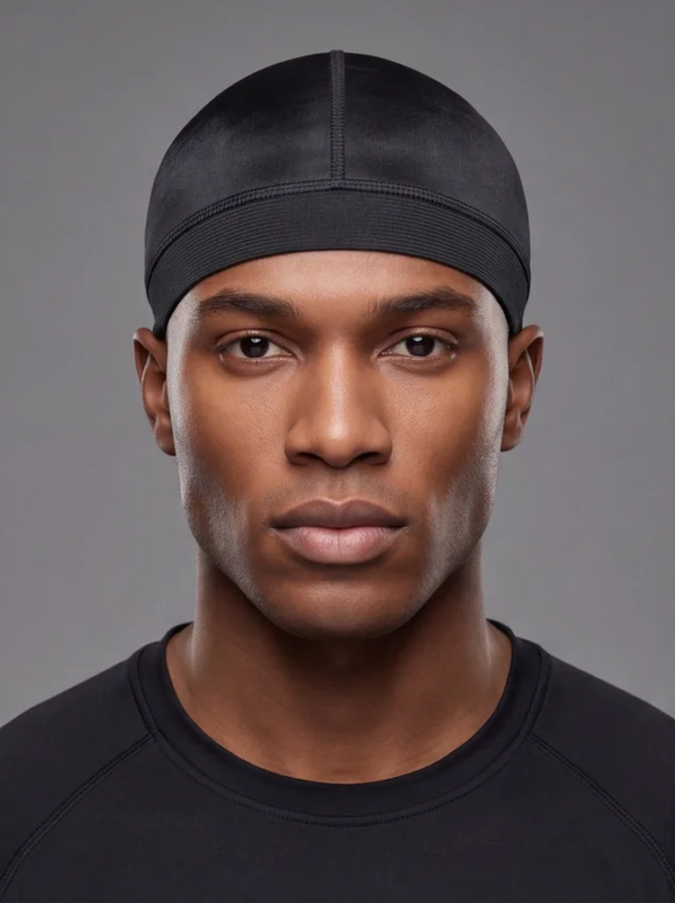 Schwarze Wave Cap
