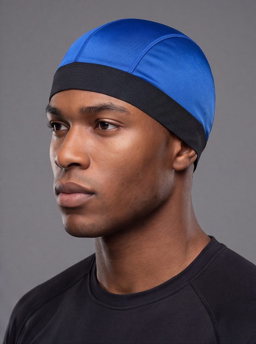 Blue Skull Cap