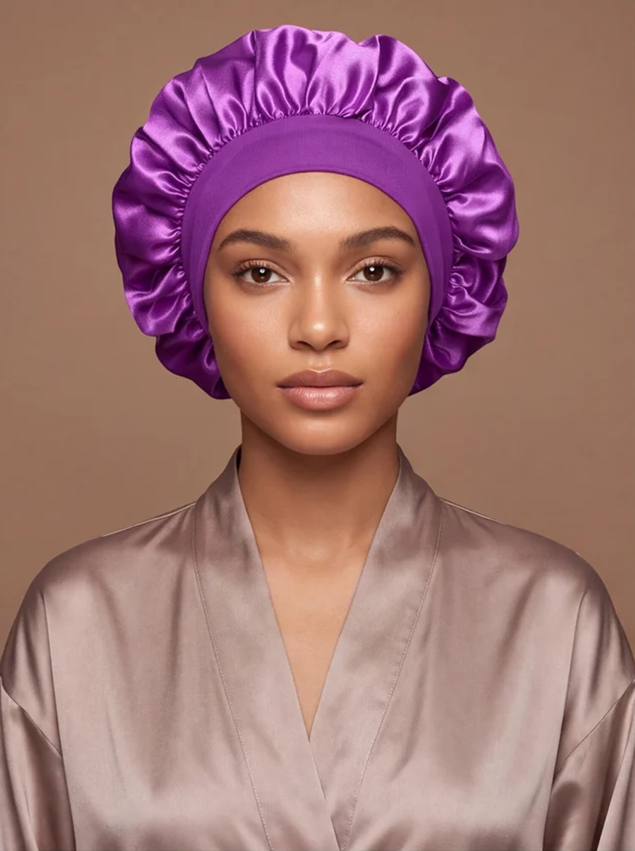 Purple Silky Bonnet