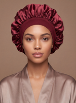 Red Satin Bonnet