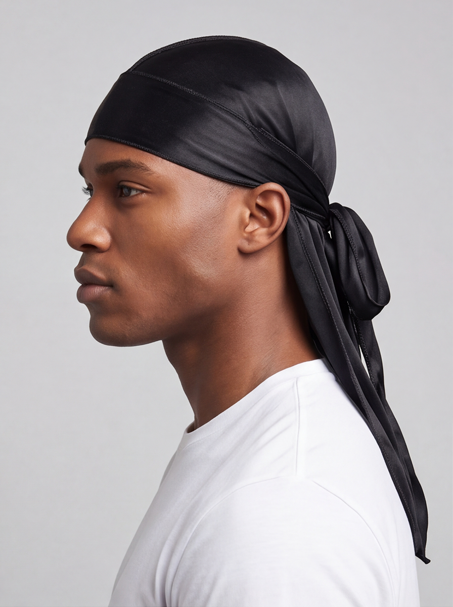 Black Silky Durag