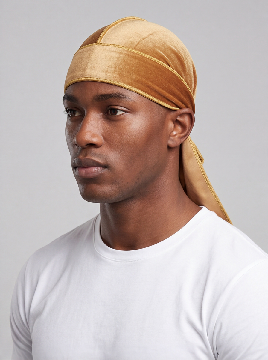 Brauner Samt Durag