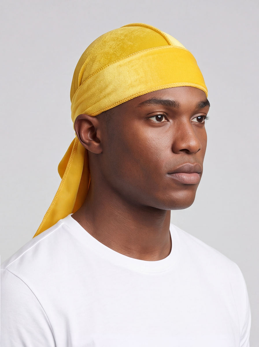 Gelber Samt Durag