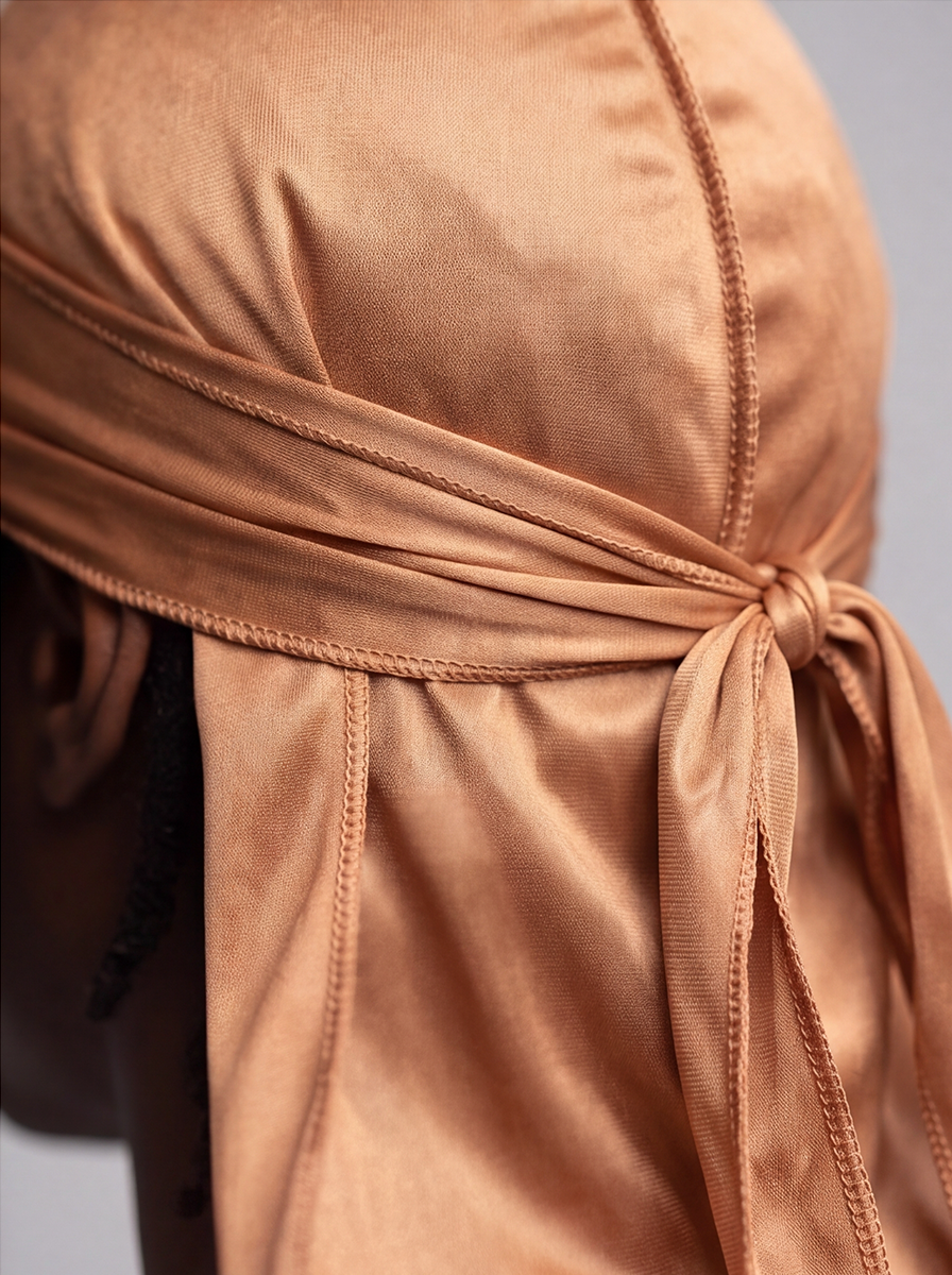 Brauner Satin Durag
