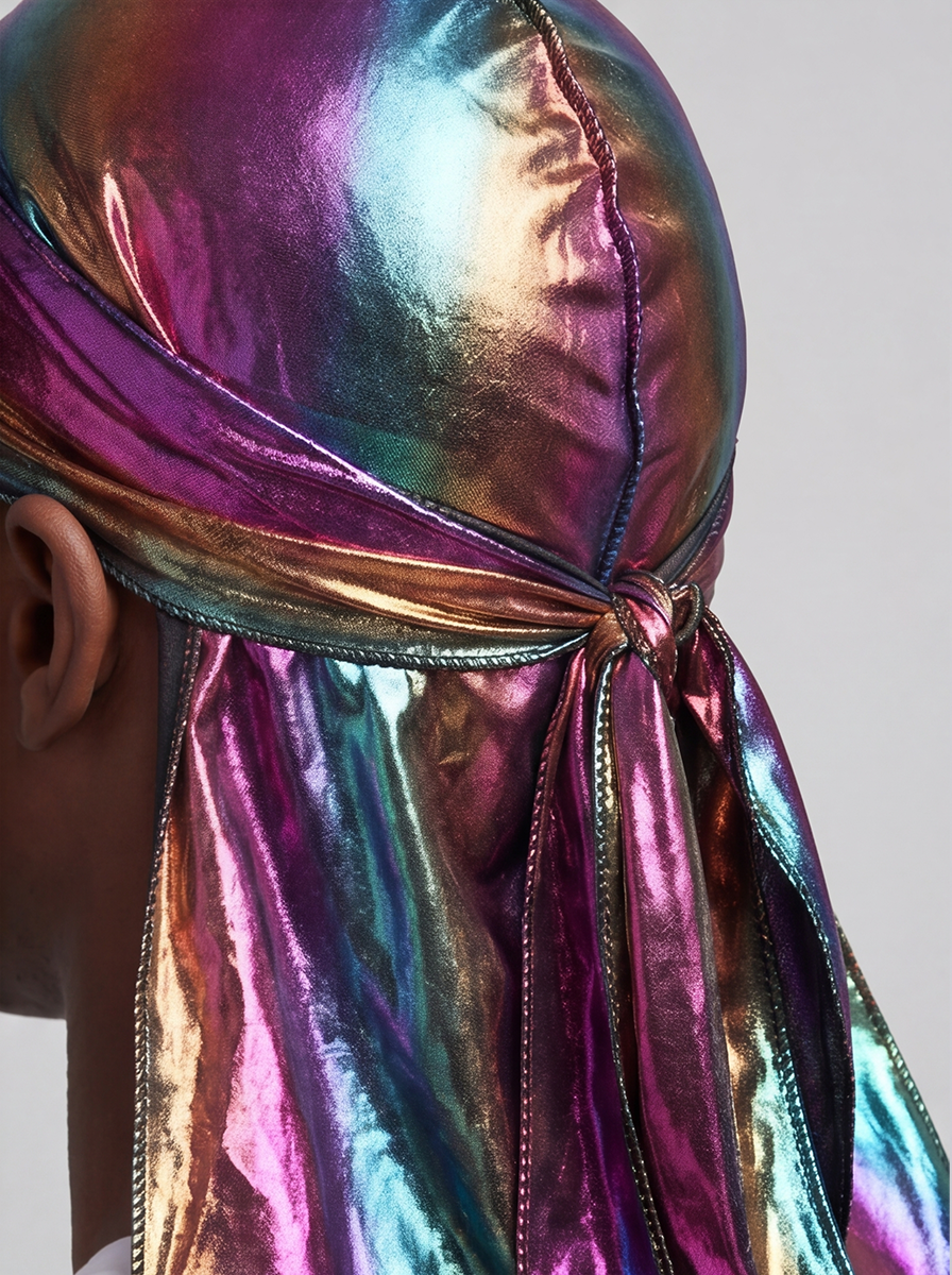 Mehrfarbiger holografischer Durag