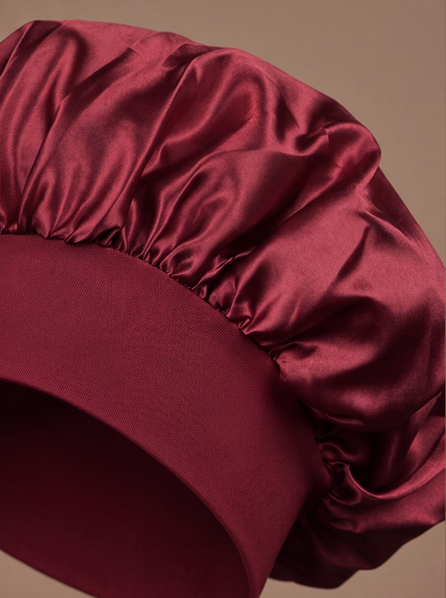 Red Silky Bonnet