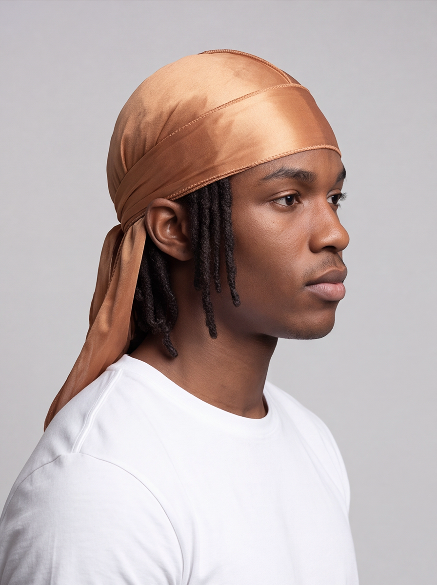 Brauner Satin Durag