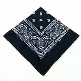 Black Paisley Bandana