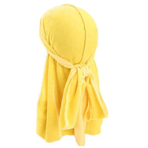 Yellow Velvet Durag