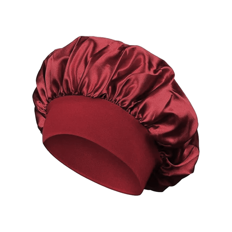 Czerwona jedwabna czapka